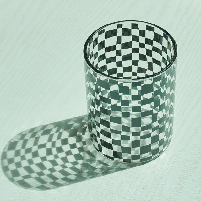 GINGHAM drinking cup