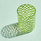 GINGHAM drinking cup