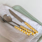 CHECKERED stainless steel cutlery set