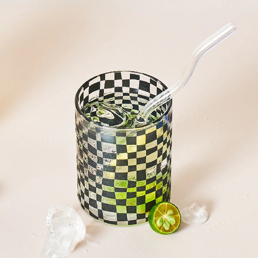 GINGHAM drinking cup