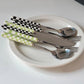 CHECKERED stainless steel cutlery set