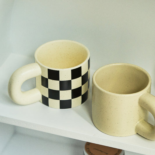 RETRO ceramic drinking mug