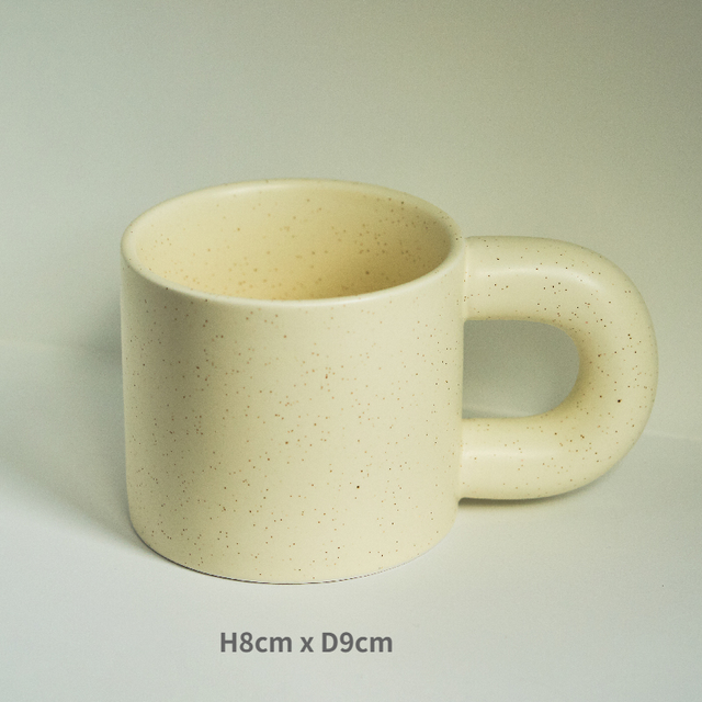 Korean Style Fatty Mug Design Splash Ink Ceramic Cup Spot Mugs