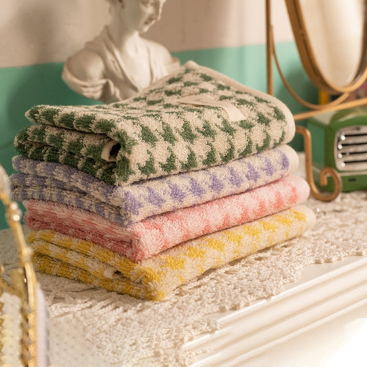 HOUNDSTOOTH pure cotton towel