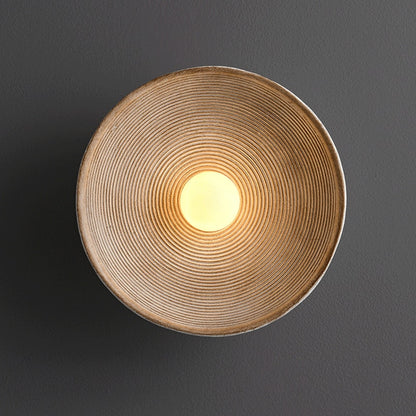 WABI SABI Round Wall Sconce