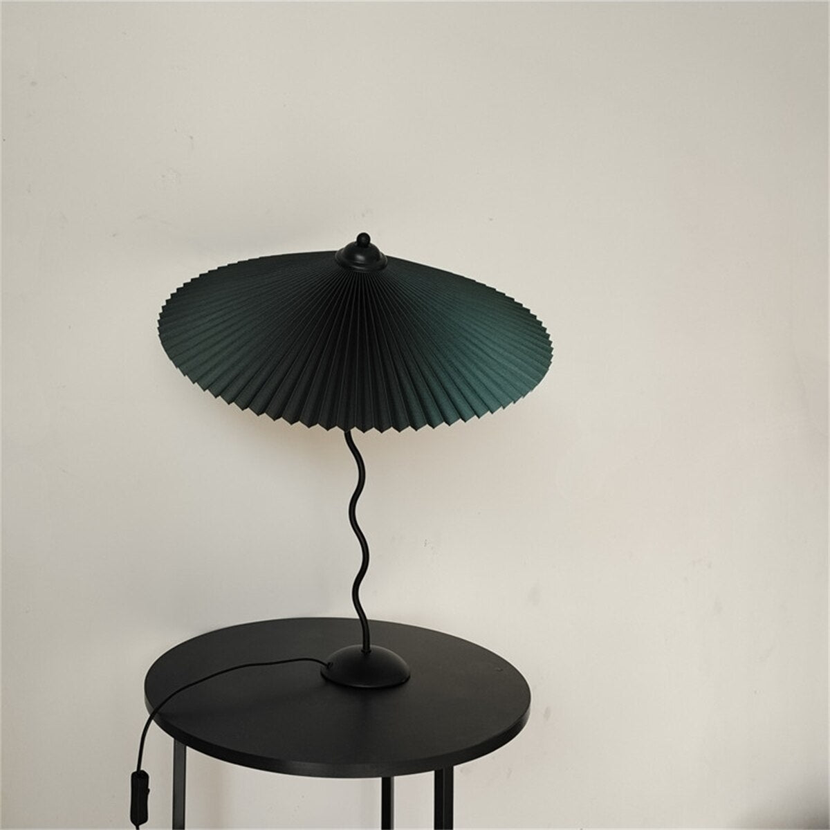 UMBRELLA Large Shade Pleated Table Lamp