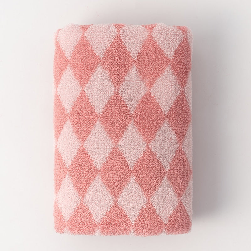 DIAMOND checkered beach towel