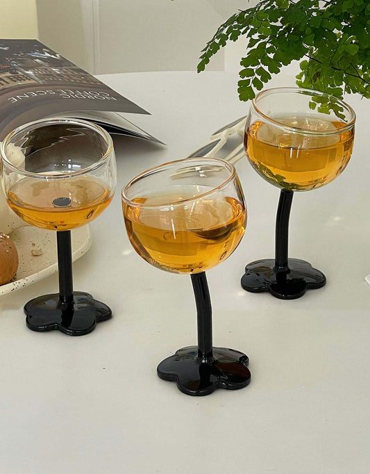 FLOWER wine glass